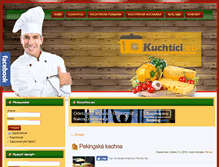 Tablet Screenshot of kuchtici.eu